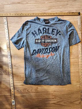 Harley-Davidson Graphic Short Sleeve Tee in Gray Medium